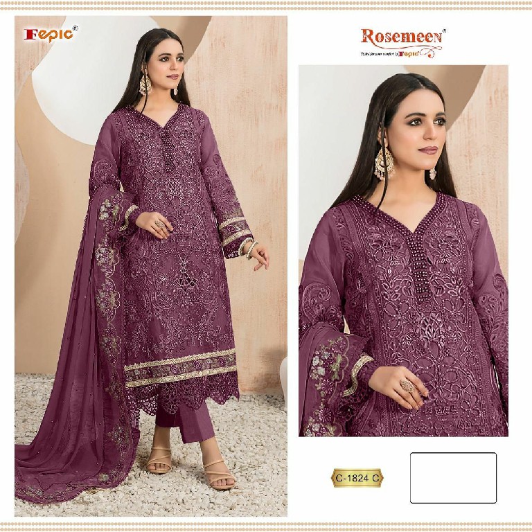 Fepic Rosemeen C-1824 Wholesale Indian Pakistani Salwar Suits