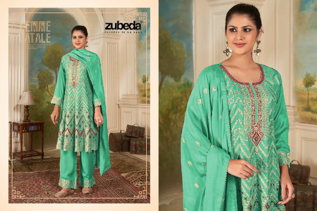 Zubeda 1001 To 1003 Series Wholesale Free Size Stitched Salwar Suits