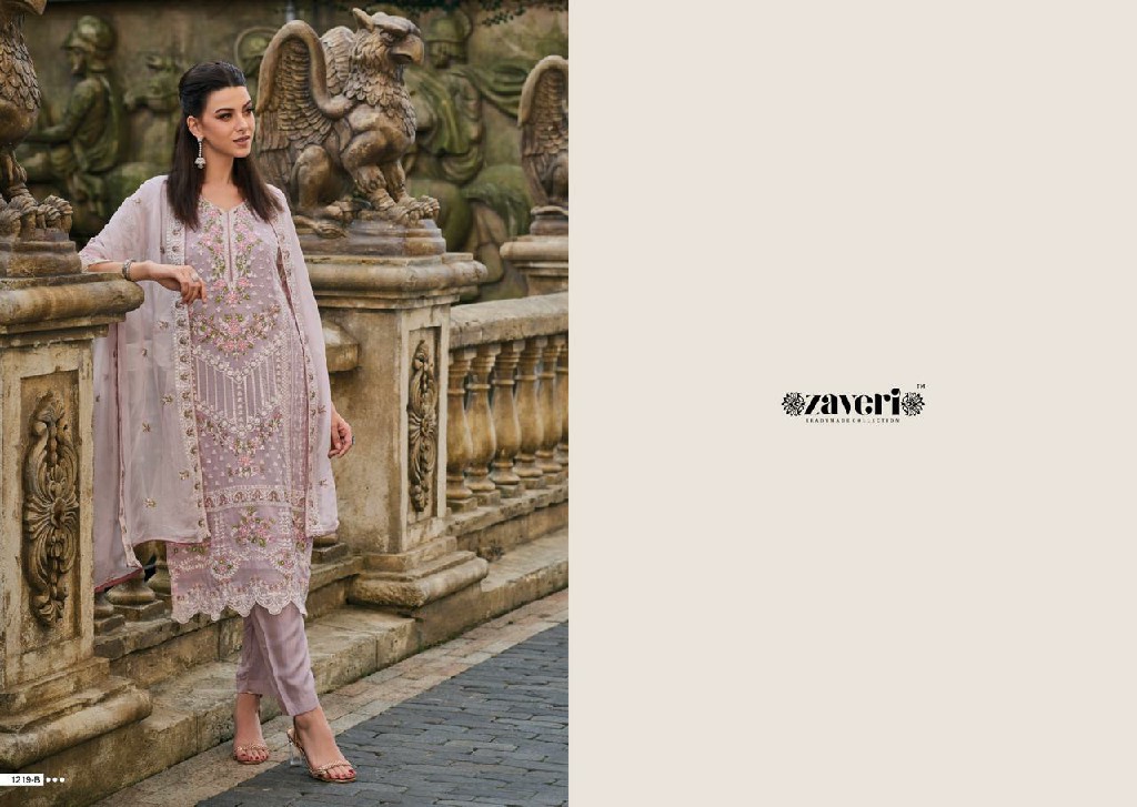 ZAVERI FEMINA COLOUR EDITION VOL 2 EMBROIDERY WORK ORIGINAL PAKISTANI FULL STITCH SALWAR SUIT