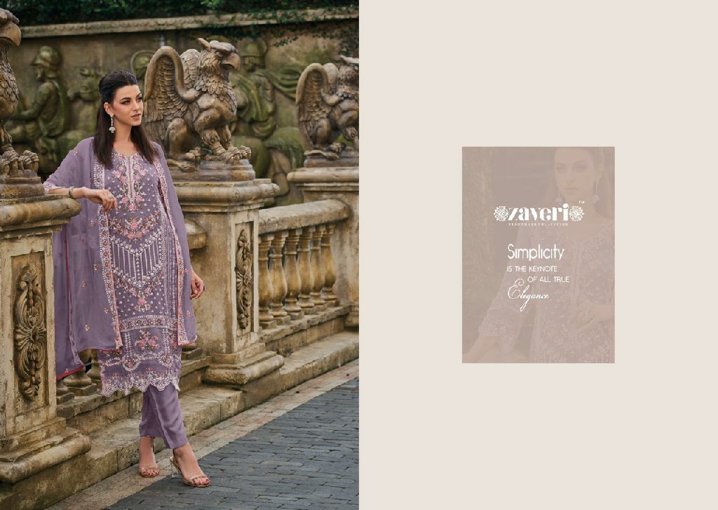 ZAVERI FEMINA COLOUR EDITION VOL 2 EMBROIDERY WORK ORIGINAL PAKISTANI FULL STITCH SALWAR SUIT