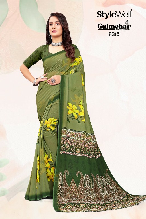 Stylewell Gulmohar Wholesale Exclusive Weightless Digital Print Sarees