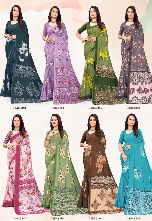 Stylewell Gulmohar Wholesale Exclusive Weightless Digital Print Sarees