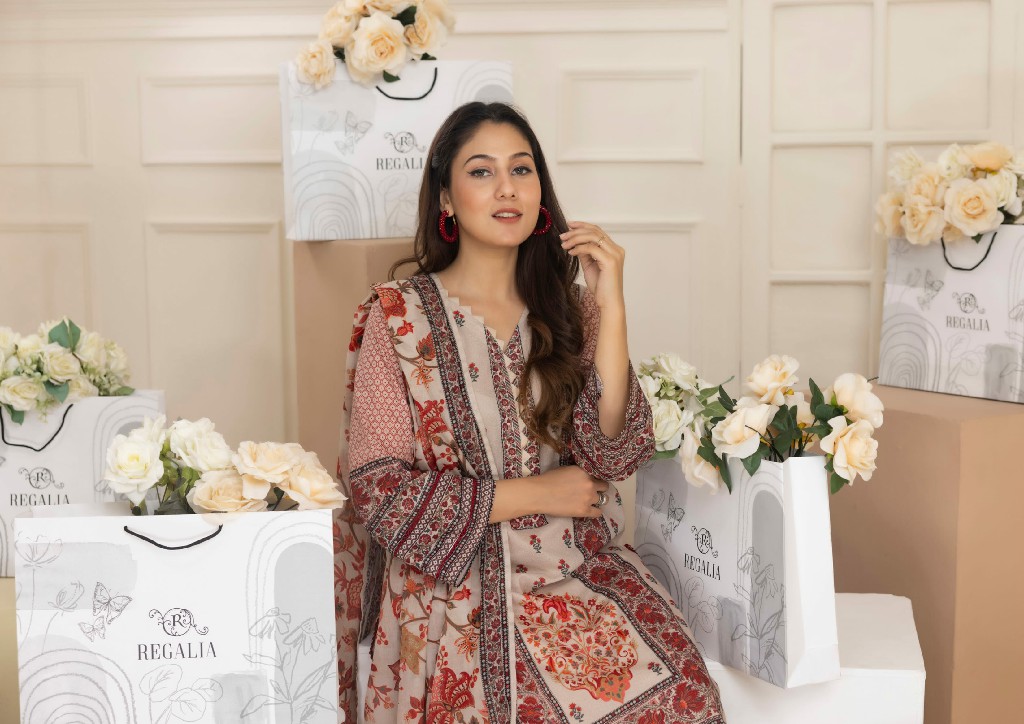 Regalia Salina Digital Printed Lawn Vol-19 2024 Collection Pakistani Suits