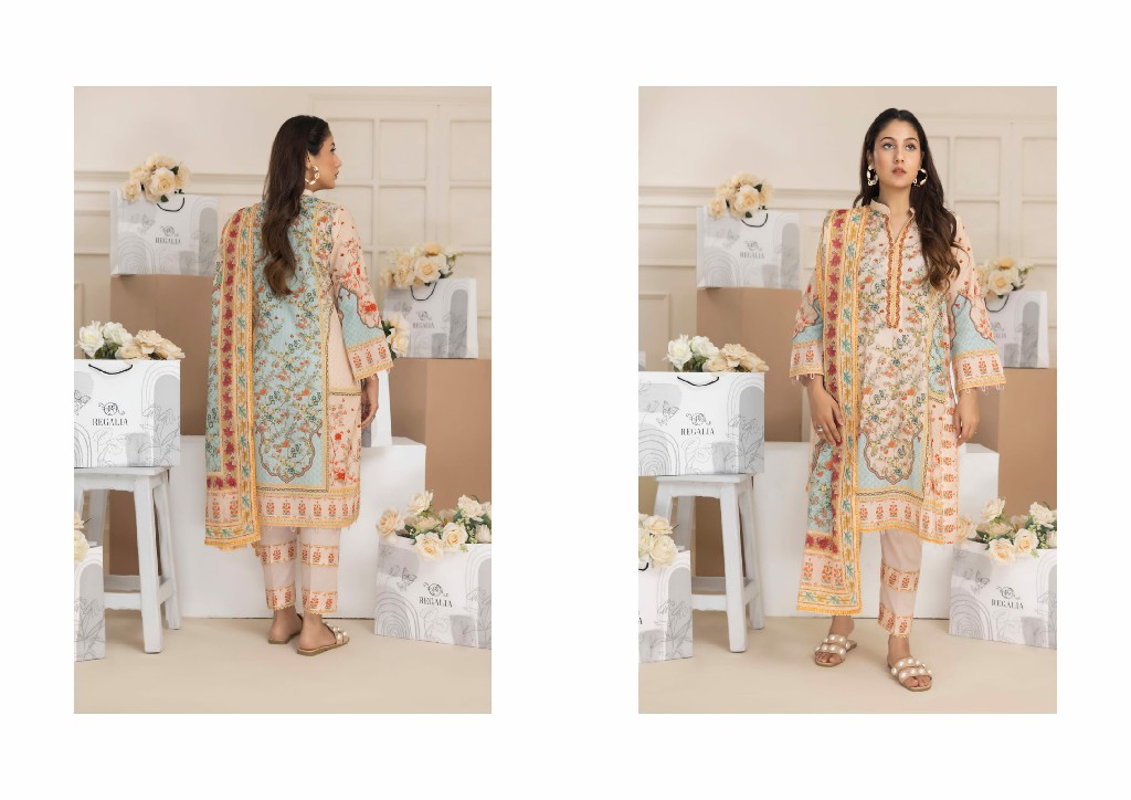 Regalia Salina Digital Printed Lawn Vol-19 2024 Collection Pakistani Suits