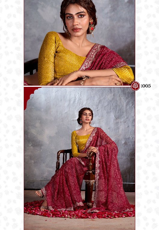 Stavan Chunari Wholesale Chiffon With Cutwork Party Wear Indian Sarees