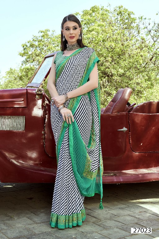 Vallabhi Aleemah Wholesale Georgette Ethnic Sarees