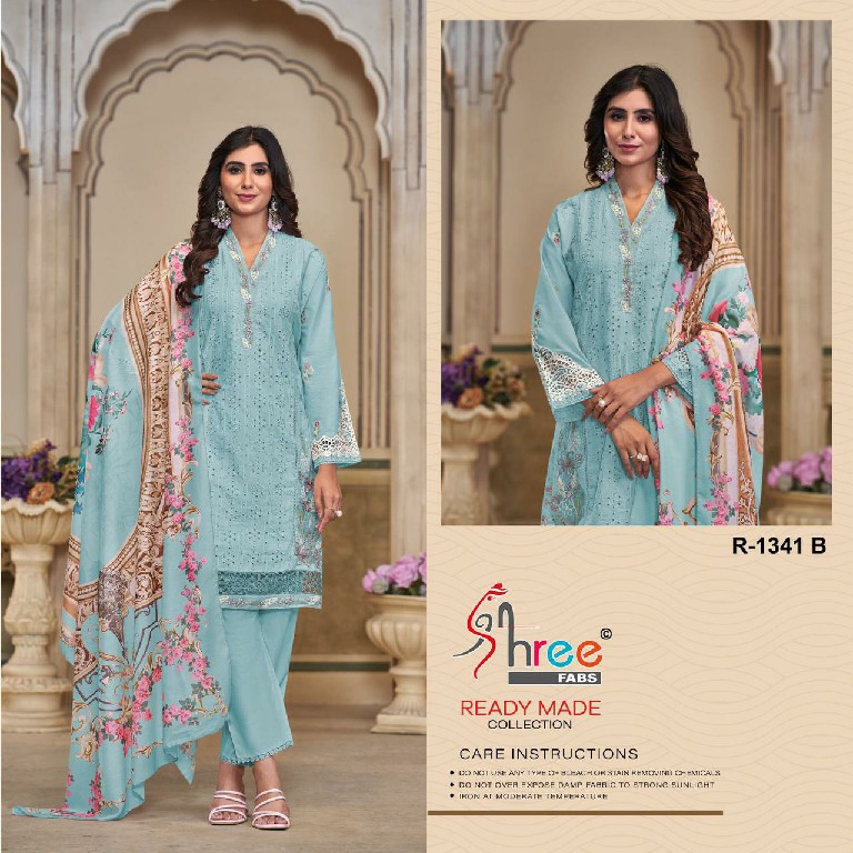 Shree Fabs R-1341 Wholesale Readymade Indian Pakistani Salwar Suits