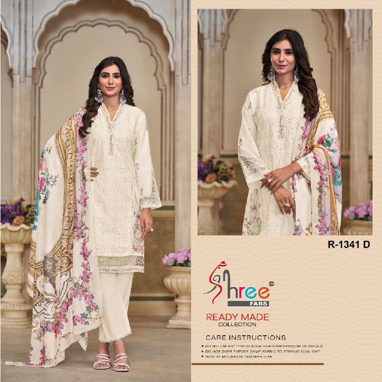 Shree Fabs R-1341 Wholesale Readymade Indian Pakistani Salwar Suits