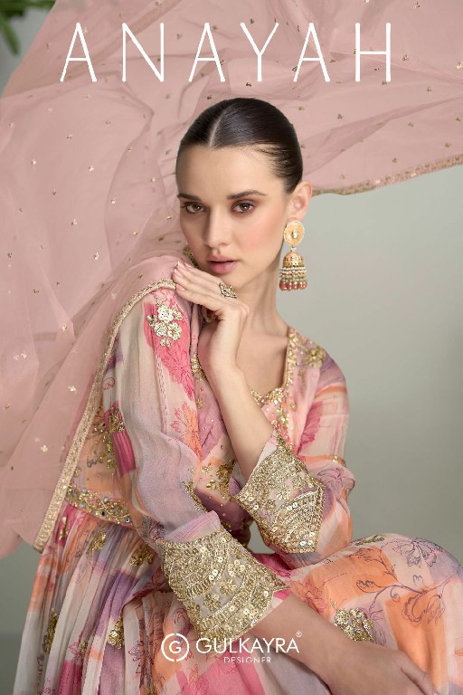 Gulkayra Anayah Wholesale Mirror Work And Hand Work Free Size Stitched Gowns