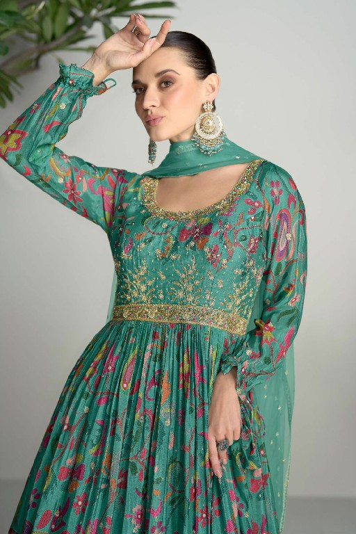 Gulkayra Anayah Wholesale Mirror Work And Hand Work Free Size Stitched Gowns