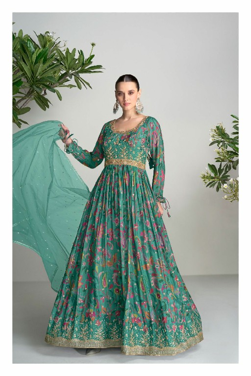 Gulkayra Anayah Wholesale Mirror Work And Hand Work Free Size Stitched Gowns