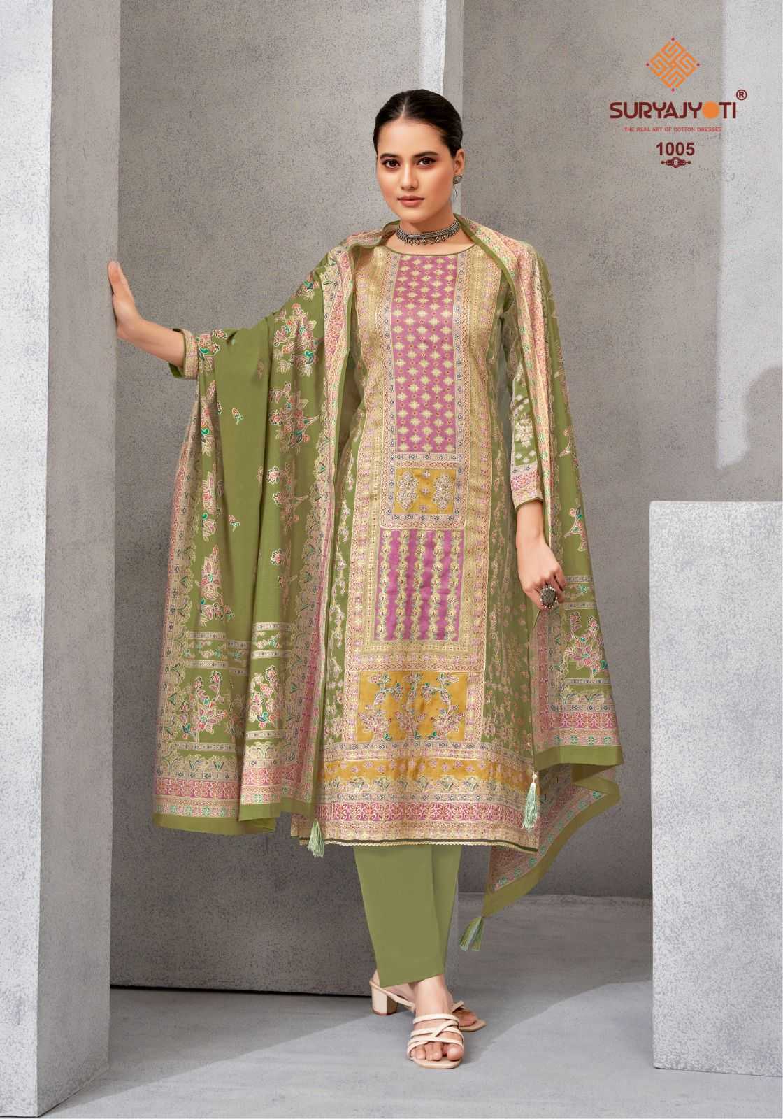 SURYAJYOTI KAMAKSHI VOL 1 EXCLUSIVE DESIGN SIMPLE PAKISTANI 3PCS SALWAR SUIT