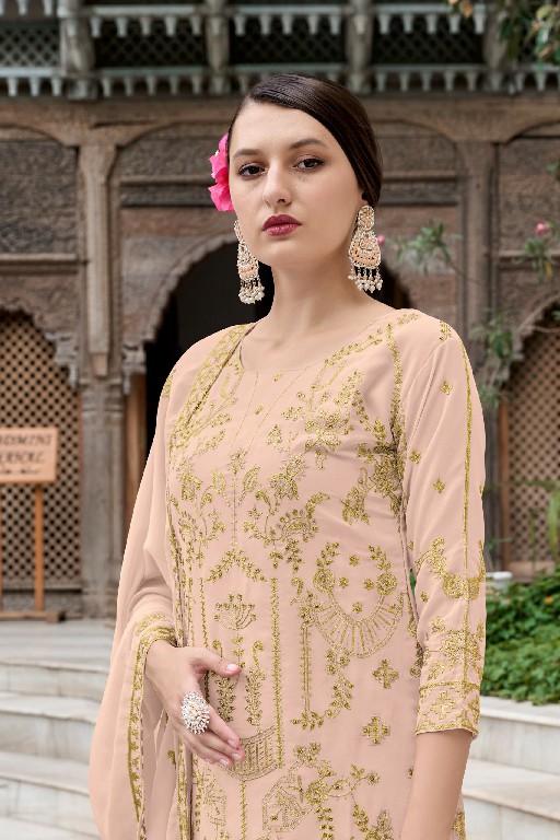 AL Fathima Ghazal Wholesale Readymade Faux Georgette Pakistani Suits