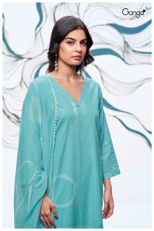 Ganga Emmeline S2560 Wholesale Premium Cotton With Hand Work Salwar Suits