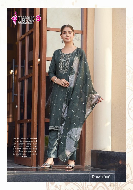 Mystic 9 Dolly Vol-1 Wholesale Readymade Three Piece Salwar Suits Collection