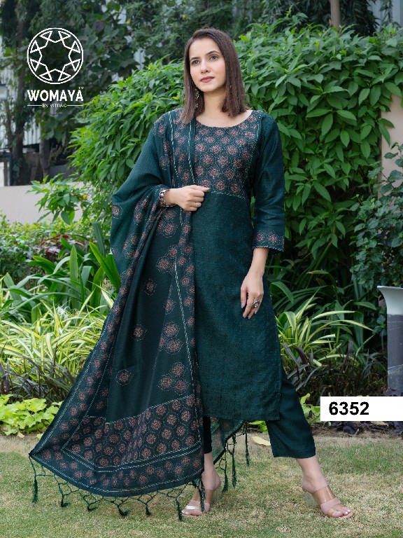 Womaya Rivaaz Ajrakh Story -03 Wholesale Readymade Salwar Suits Combo