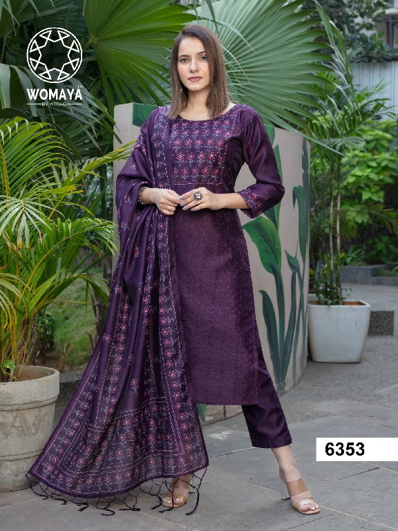 Womaya Rivaaz Ajrakh Story -03 Wholesale Readymade Salwar Suits Combo