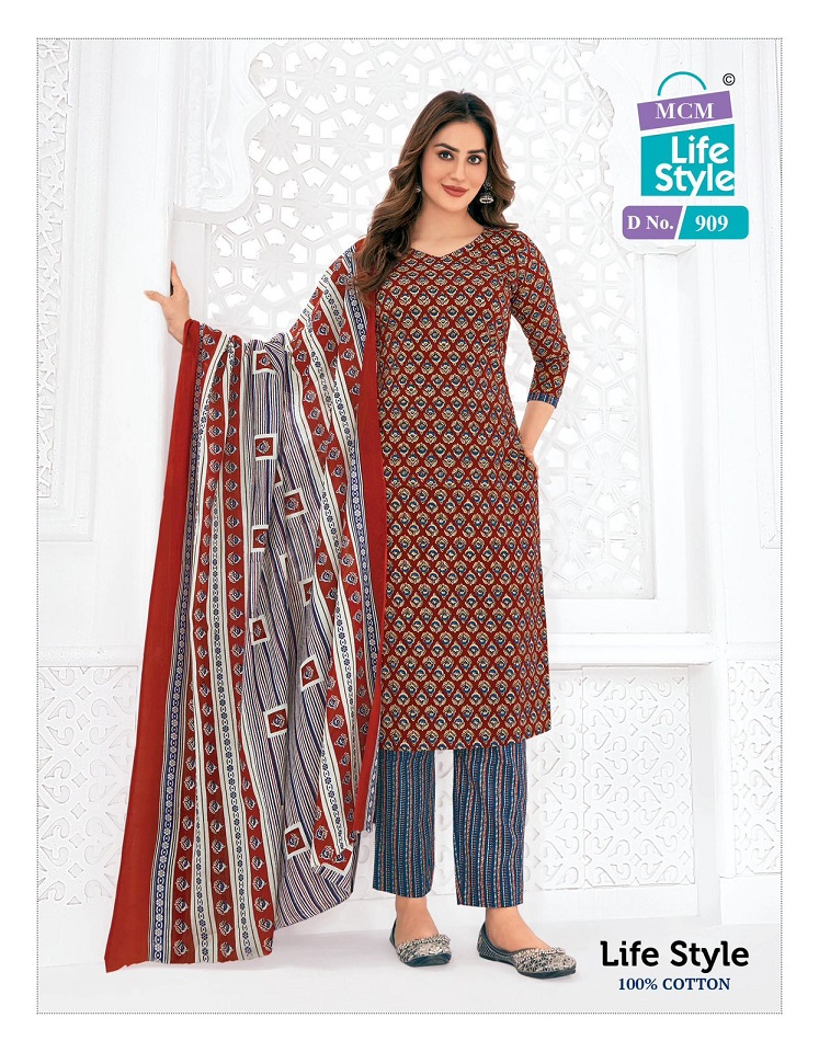 MCM Life Style Vol-9 Wholesale Cotton Printed Dress Material