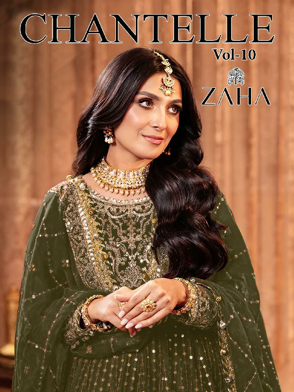 Zaha Chantelle Vol-10 Wholesale Indian Pakistani Salwar Suits