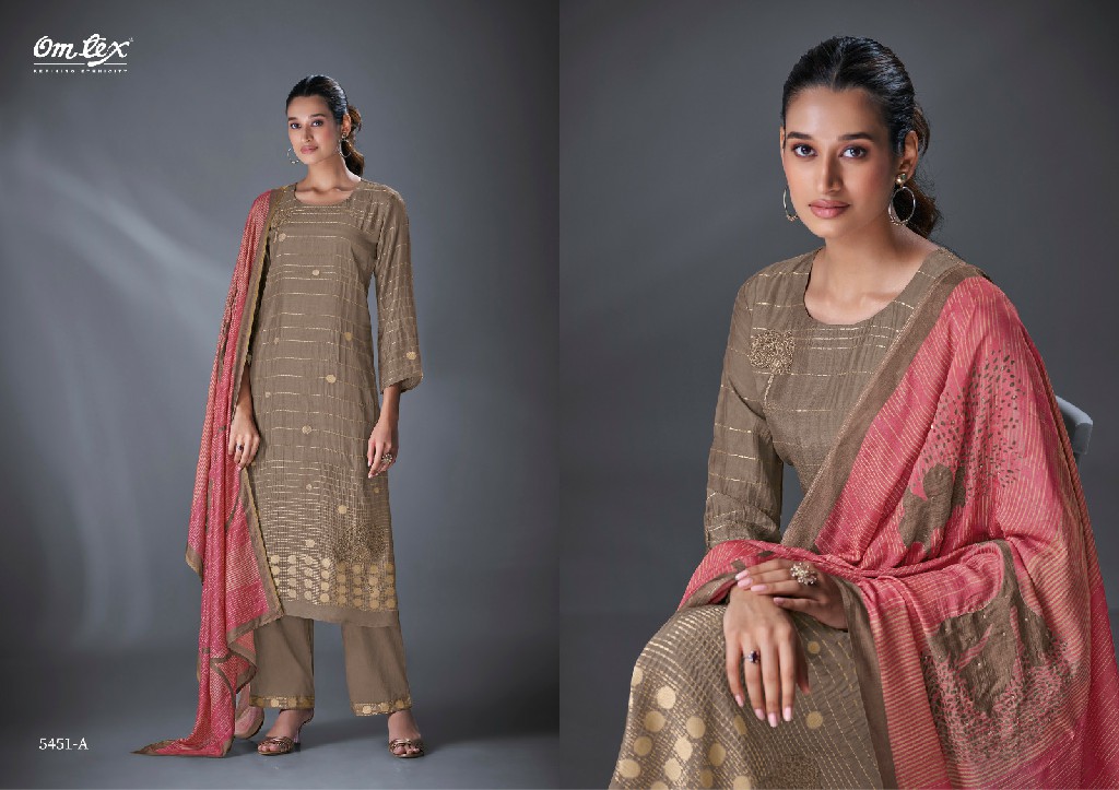 Omtex Nessa Wholesale Daisy Silk With Hand Work Salwar Suits