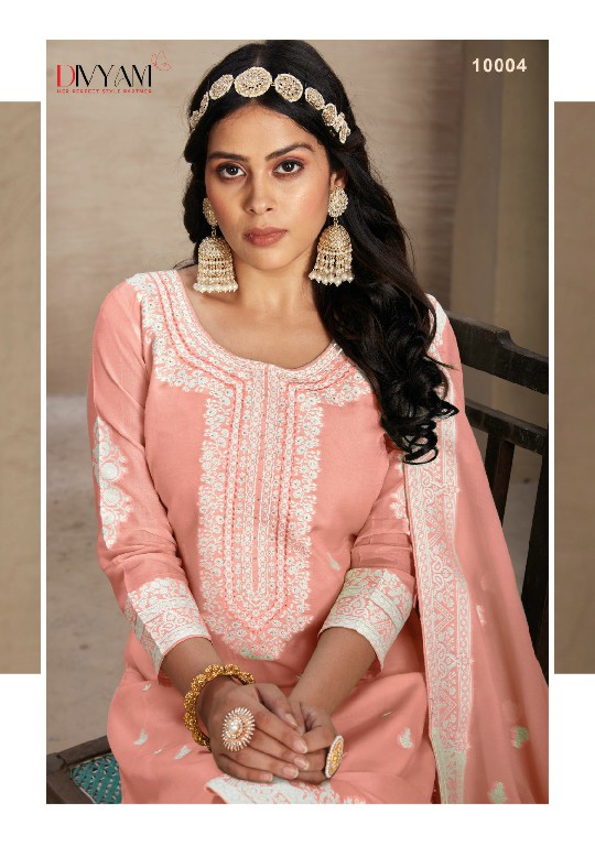 Divyam Moksha Wholesale Pure Organic With Handwork Straight Suits