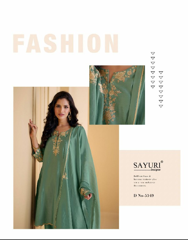 SAYURI DESIGNER SUHANI SI?LK EXCLUSIVE OCCASION WEAR FULL STITCH PALAZZO KURTI DUPATTA