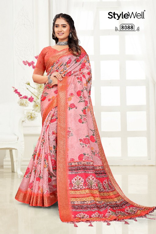 STYLEWELL APARNA FANCY JACQUARD SILK REGULAR WEAR SAREE WHOLESALER