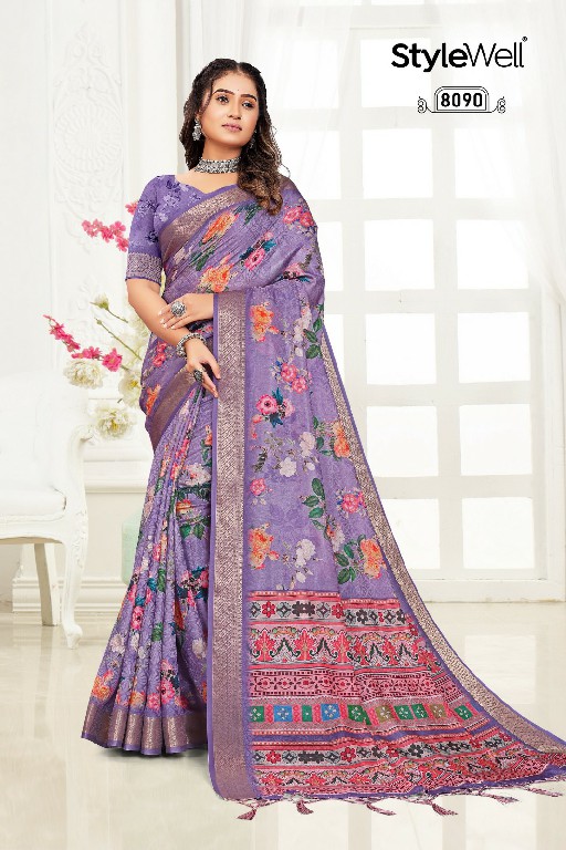 STYLEWELL APARNA FANCY JACQUARD SILK REGULAR WEAR SAREE WHOLESALER