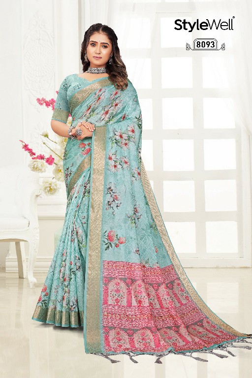 STYLEWELL APARNA FANCY JACQUARD SILK REGULAR WEAR SAREE WHOLESALER