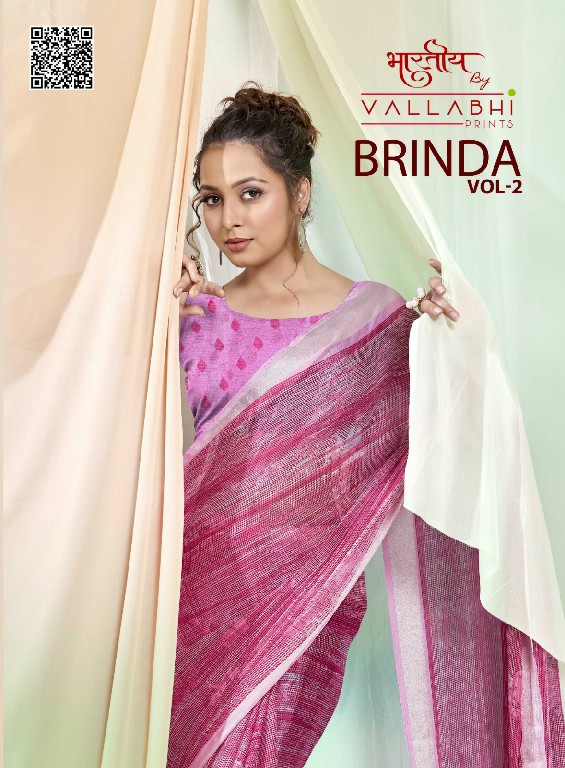 Vallabhi Brinda Vol-2 Wholesale Georgette Fabrics Ethnic Sarees