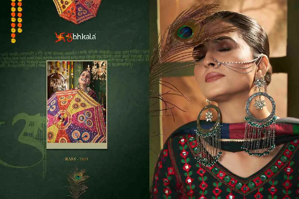 Shubhkala Raas Vol-12 Wholesale Stitched Navratri 2024 Special Lehengas