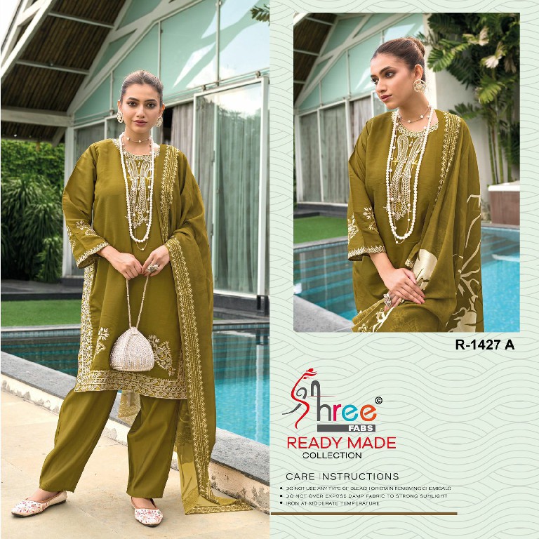 Shree Fabs R-1427 Wholesale Readymade Indian Pakistani Suits