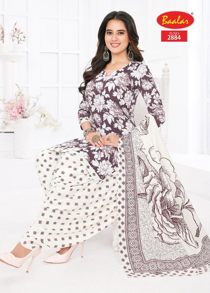 Baalar Zaara Patiyala Vol-28 Wholesale Cotton Printed Dress Material