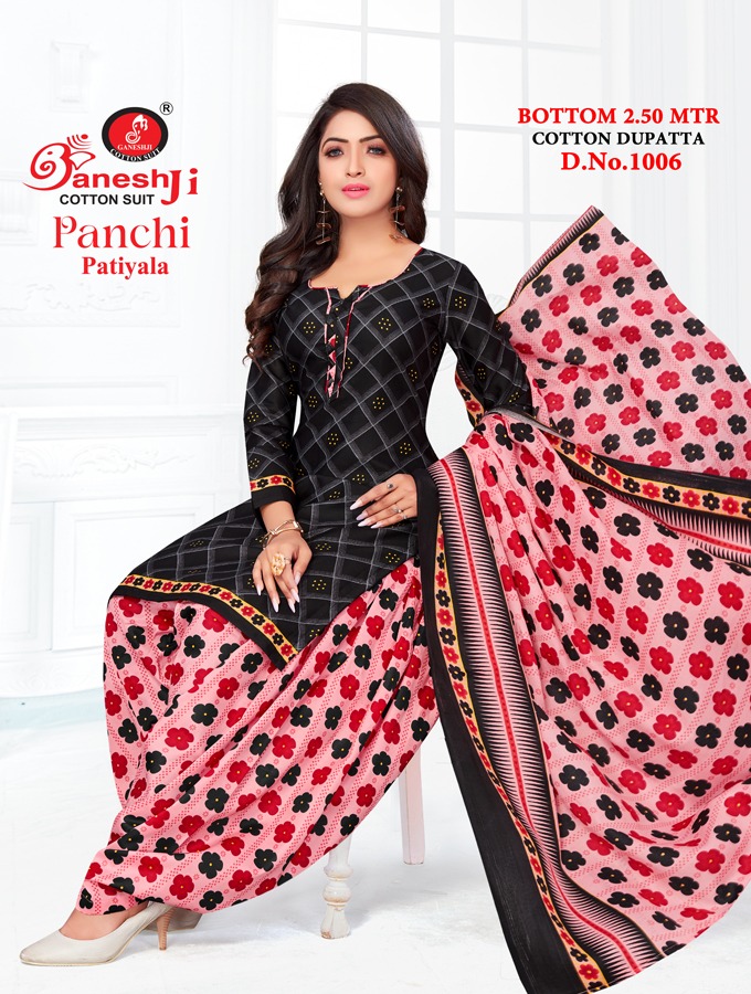 Ganeshji Panchi Patiyala Vol-1 Wholesale Indo Cotton Printed Dress Material