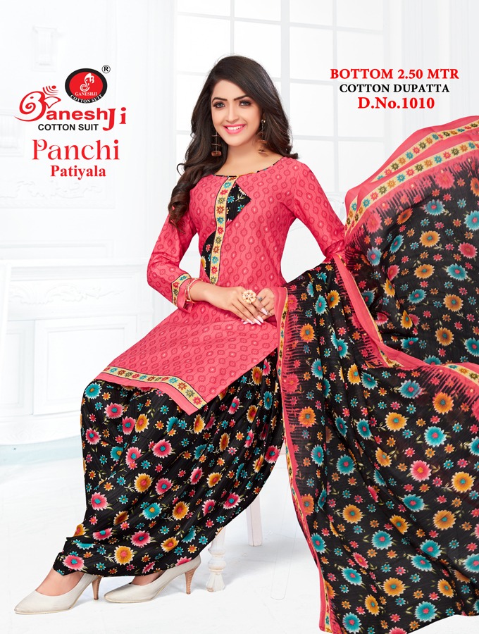 Ganeshji Panchi Patiyala Vol-1 Wholesale Indo Cotton Printed Dress Material