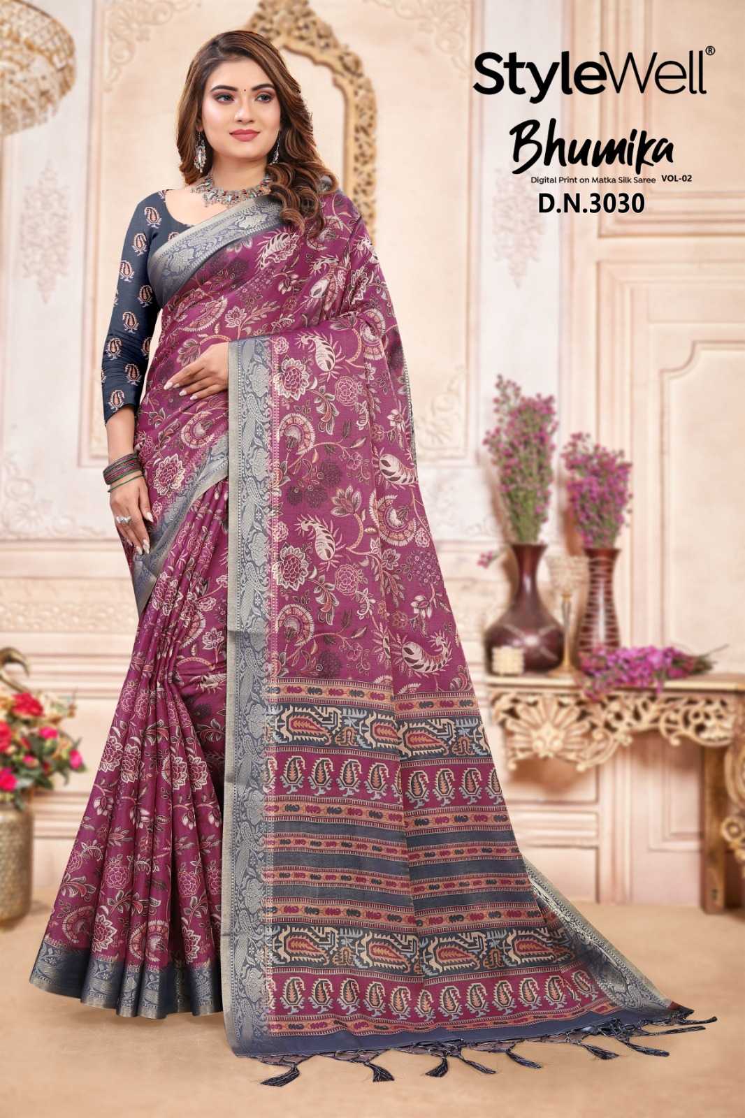 BHUMIKA VOL 2 BY STYLEWELL REGULAR WEAR TRADITIONAL SAREE