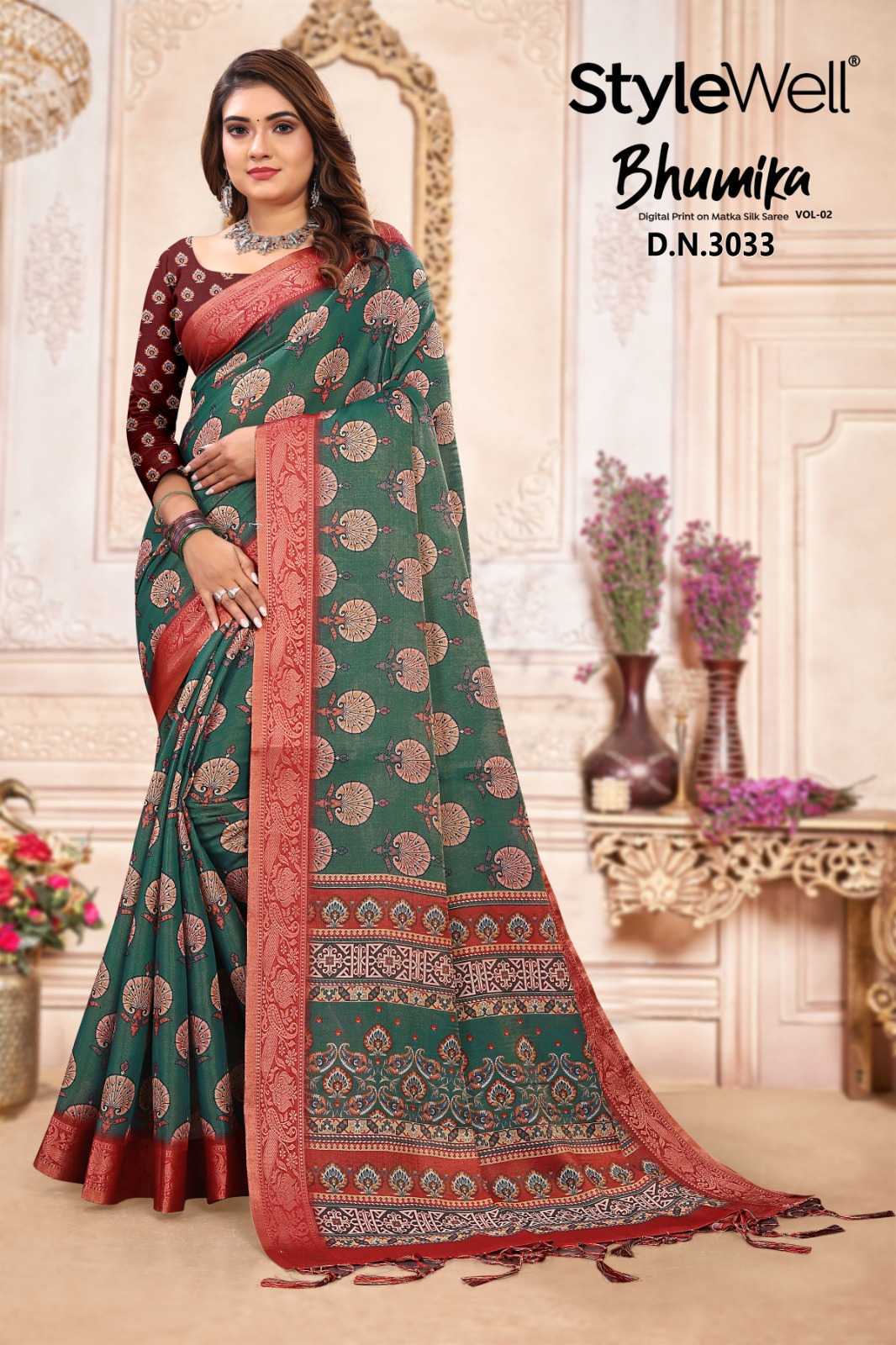 BHUMIKA VOL 2 BY STYLEWELL REGULAR WEAR TRADITIONAL SAREE