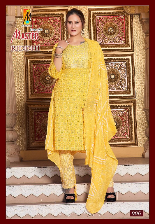 MASTER RIDDHI TWO TONE PRINT SUPER HIT DESIGN FULLY STITCH REGULAR WEAR SALWAR SUIT