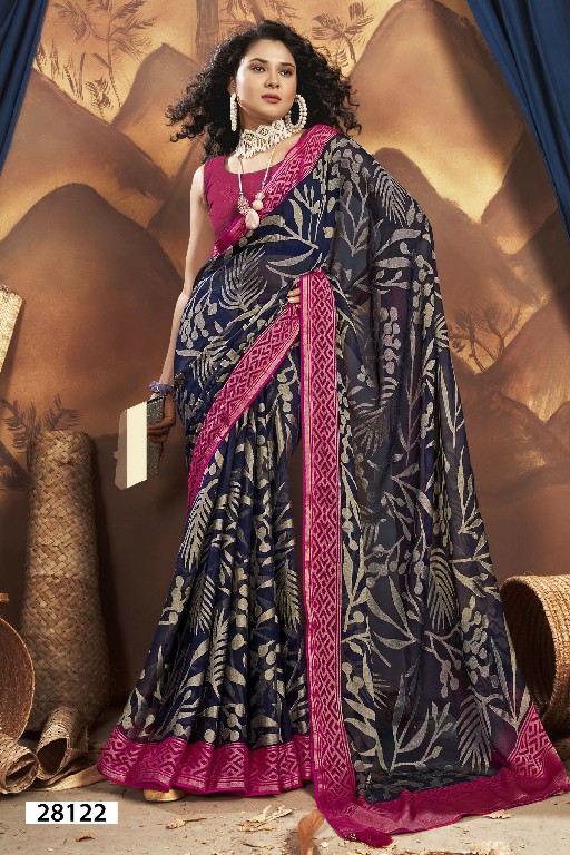 Vallabhi Oviya Wholesale Brasso Fabrics Indian Sarees