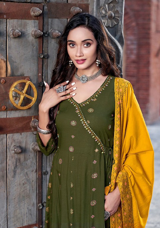 Mittoo Nafiza Wholesale Rayon Slub Kurtis With Pant And Dupatta