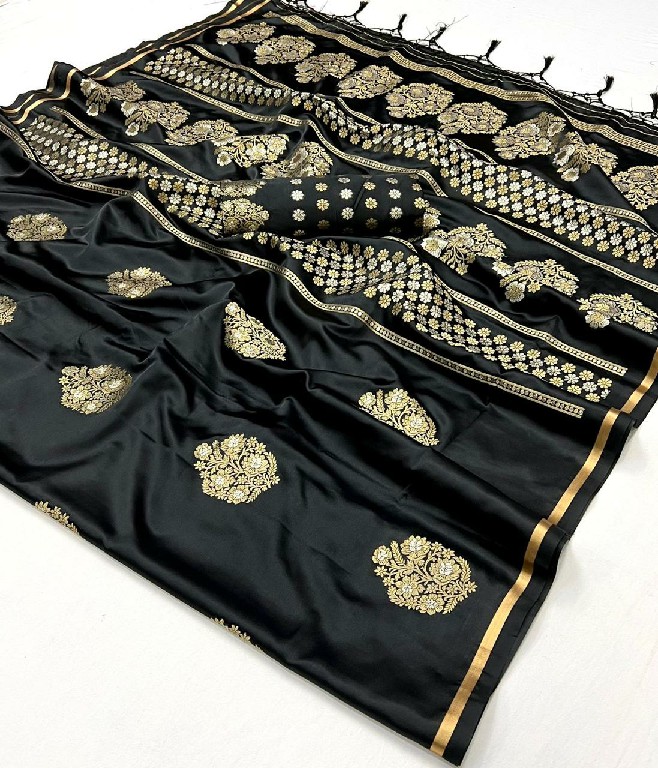 Rajtex Kanthkala Topaz Wholesale Satin Handloom Weaving Silk Sarees