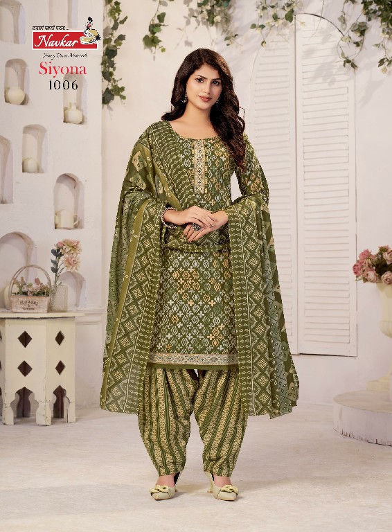 Navkar Siyona Vol-1 Wholesale Mix Cotton Print 3 Piece Salwar Suits