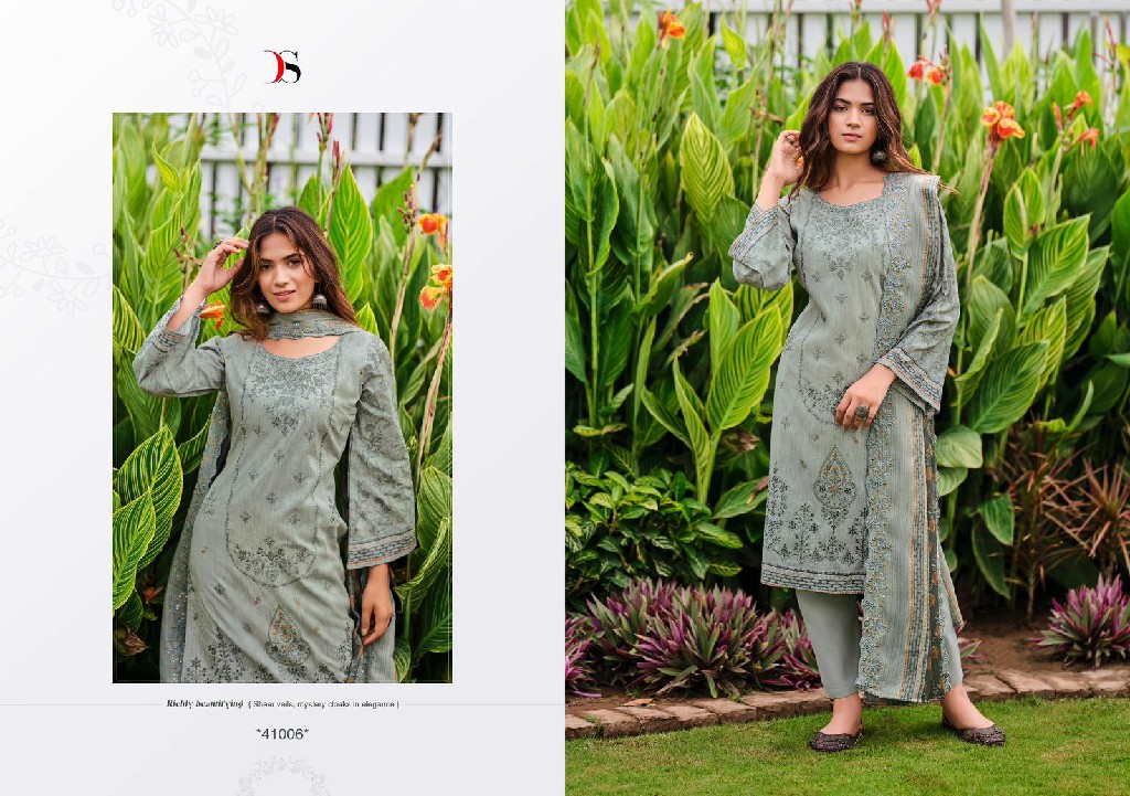 Deepsy Bin Saeed Vol-11 Wholesale Pure Cotton With Self Embroidery Suits