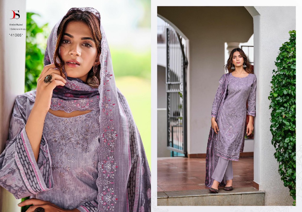 Deepsy Bin Saeed Vol-11 Wholesale Pure Cotton With Self Embroidery Suits