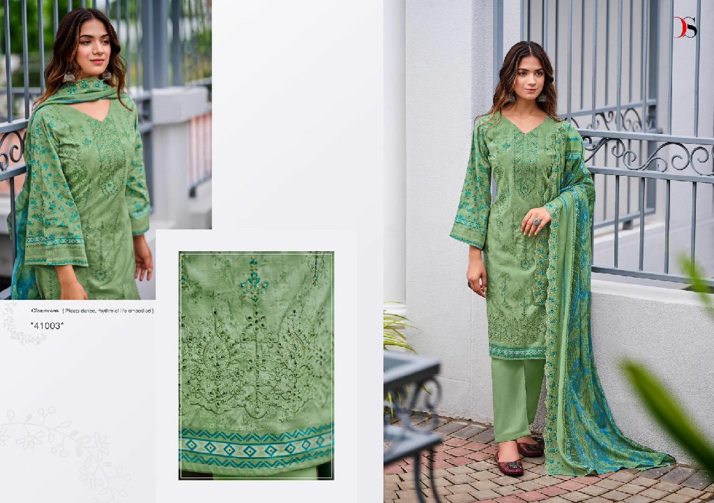 Deepsy Bin Saeed Vol-11 Wholesale Pure Cotton With Self Embroidery Suits