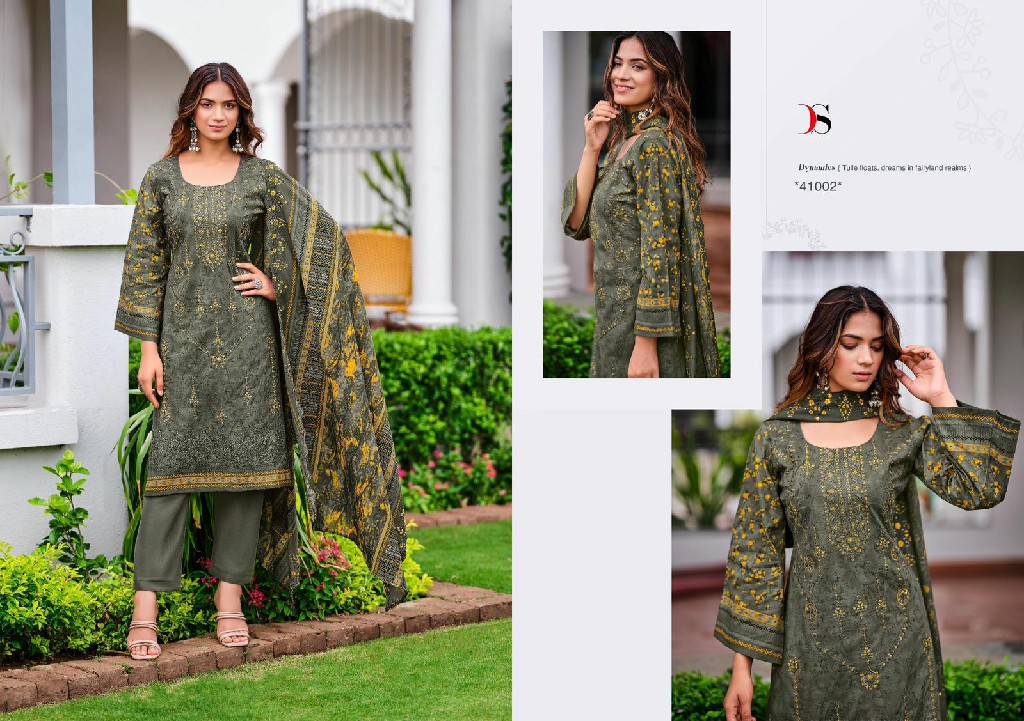 Deepsy Bin Saeed Vol-11 Wholesale Pure Cotton With Self Embroidery Suits