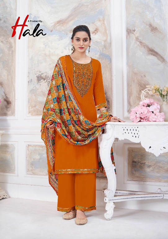 Hala Nigaar Vol-1 Wholesale Pure Reyon With Work Dress Material