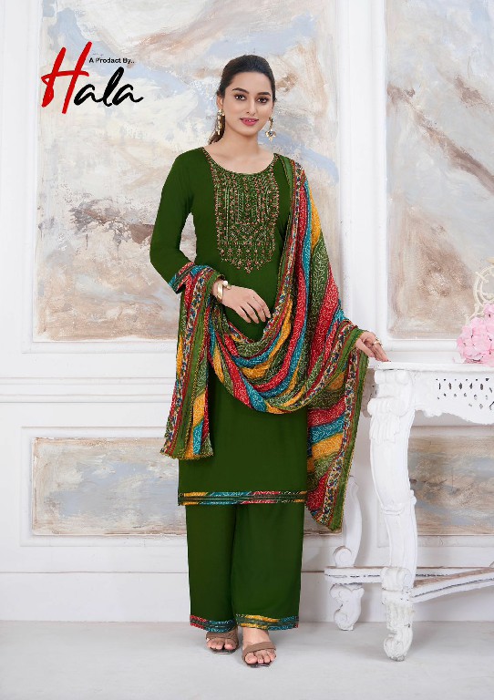 Hala Nigaar Vol-1 Wholesale Pure Reyon With Work Dress Material