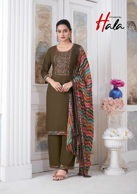 Hala Nigaar Vol-1 Wholesale Pure Reyon With Work Dress Material