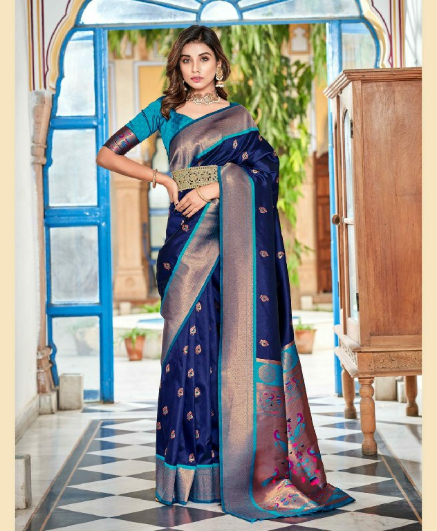 Rajpath Hansika Paithani Wholesale Soft Peshwai Paithani Silk Sarees